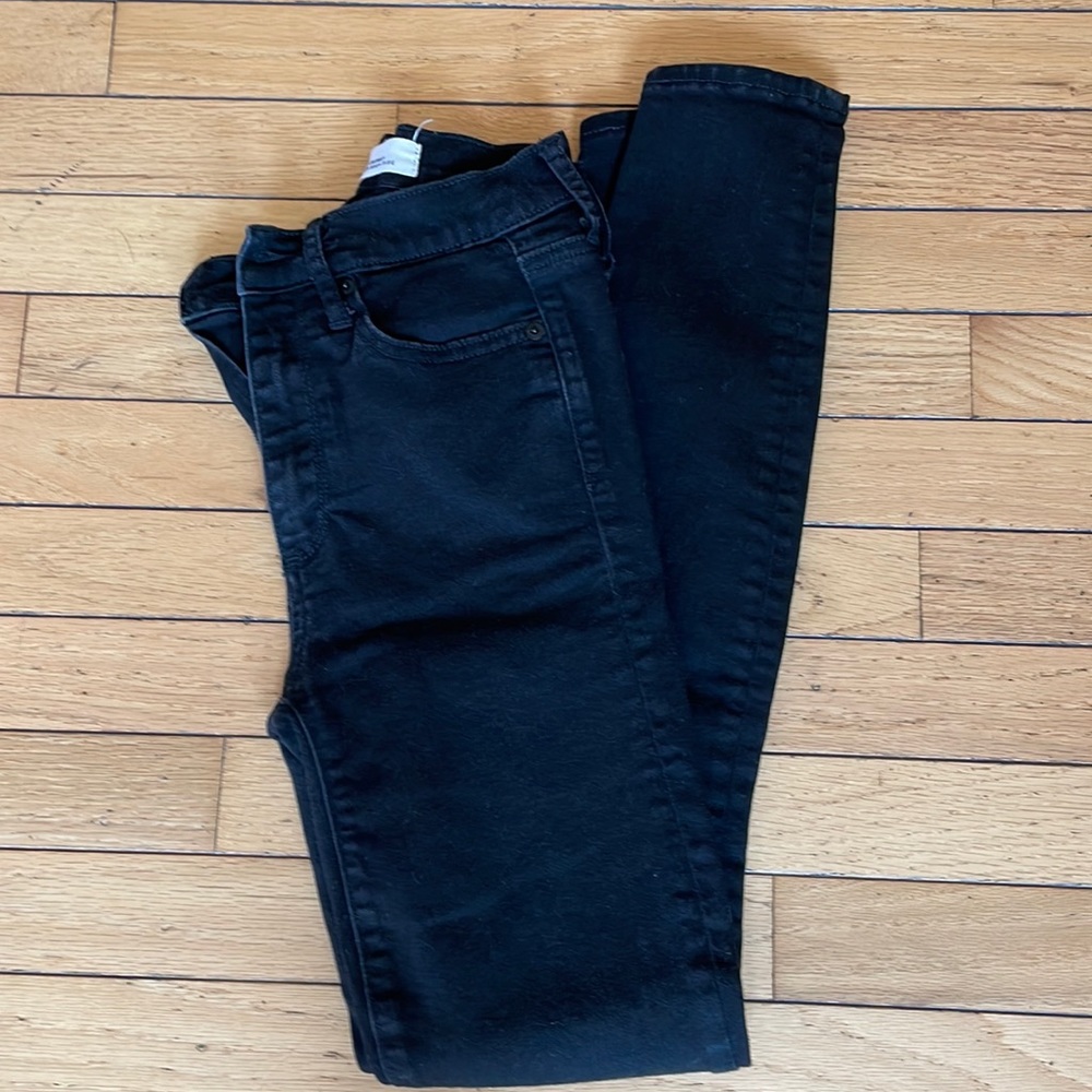 Gap true skinny super high rise